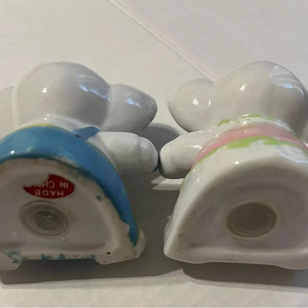 Vintage Baby‎ Elephant Salt & Pepper Shakers read